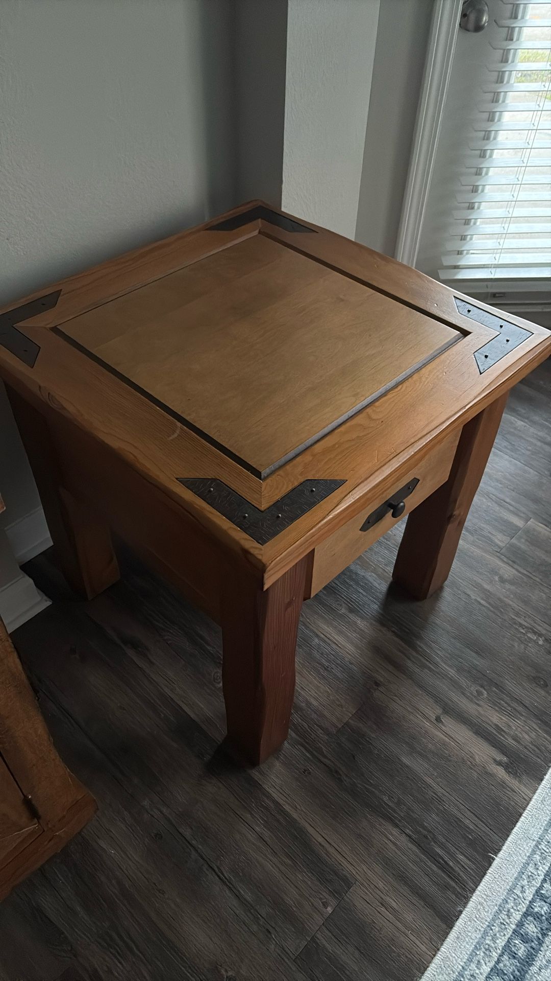 Solid Wooden Side Tables New Condition