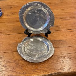 Two Pewter Plates