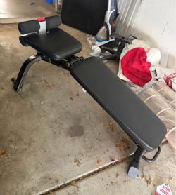 Bowflex Adjustable Weight Bench with Leg Roller