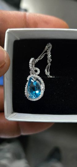 14k  Angara Swiss Blue