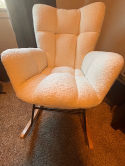 Sherpa rocking chair