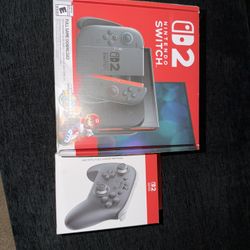 *BNIB* Switch 2 Mario World Bundle With Pro Controller