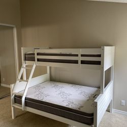 Free delivery. $350 for bunk bed only. $550 with mattresses.  Assembly required. Assembly not included. Cash upon delivery please.