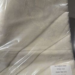 New Formal White/Natural Color Tablecloth