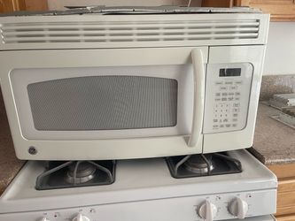Microwave over the stove