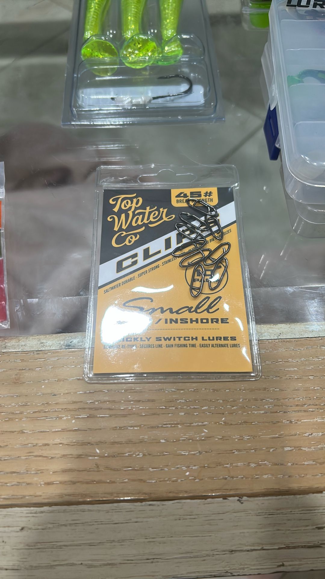 Fishing Clips, Hooks And Weights