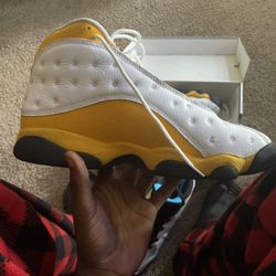 Jordan 13s Del Sol White 