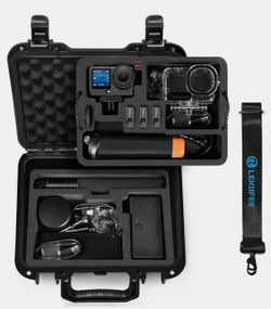 Lekufee Portable Waterproof Hard Case for DJI Osmo Action 6/5 Pro/4/3 Action Camera,Standard Combo,Adventure Combo,More Accessories(Case Only)