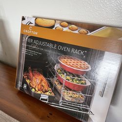 Perfect Thanksgiving Gift 3-tier Adjustable Oven Rack