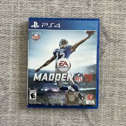 Sony PlayStation 4 PS4 Madden NFL16 NFL 16 Football Video Game