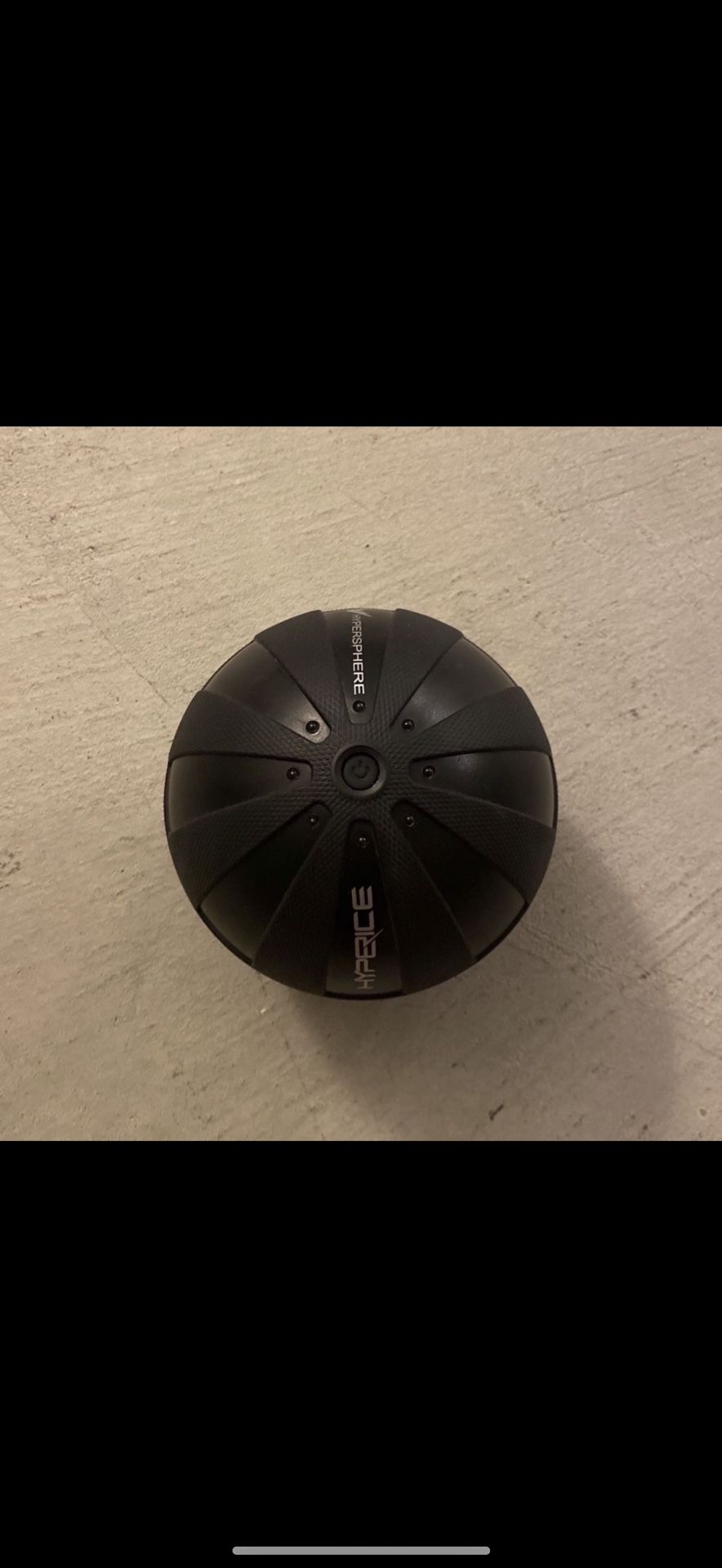 hypersphere vibrating massage ball Hyperice Hypersphere Mini Black Massage Sphere