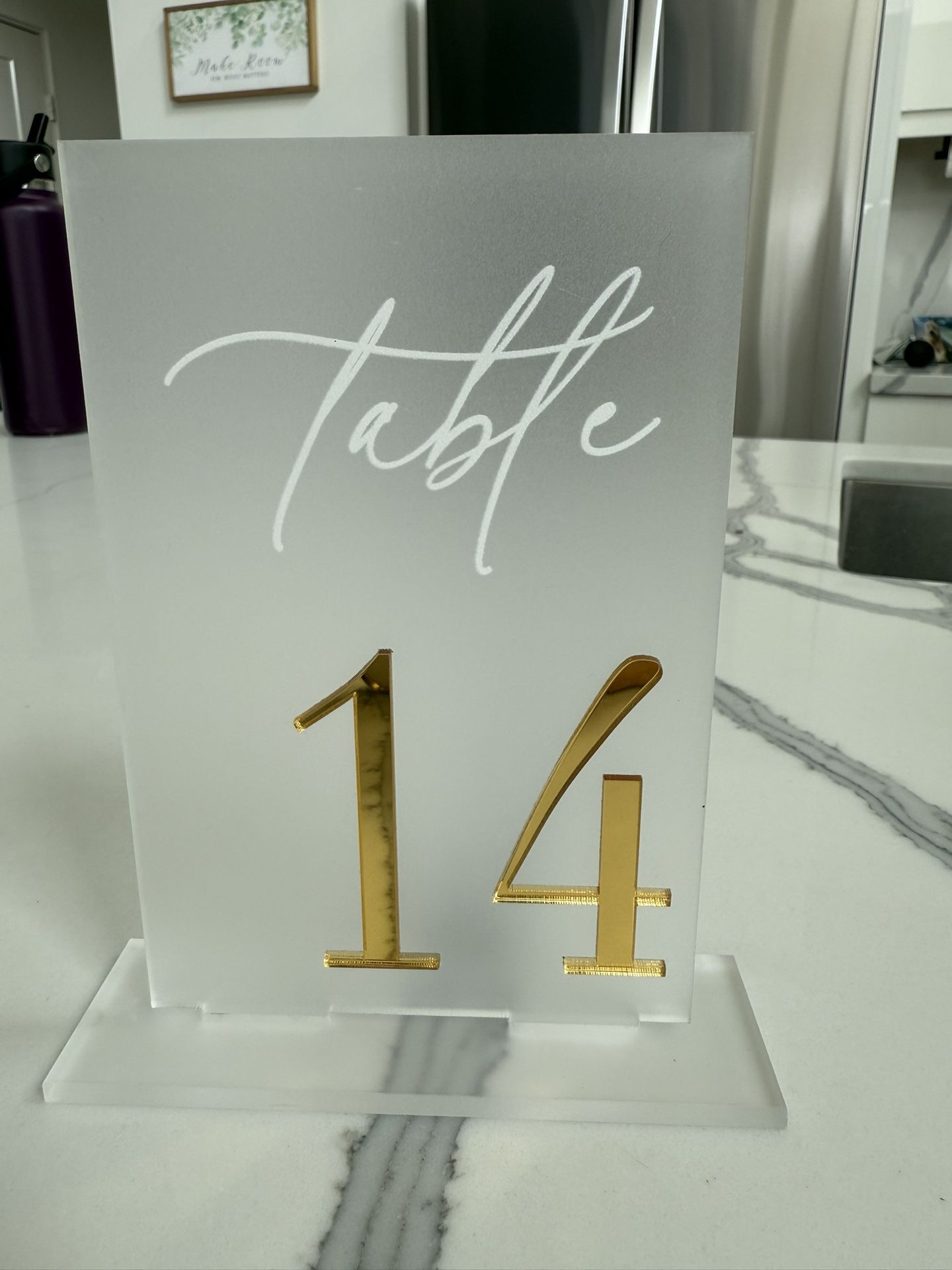 Table Numbers 
