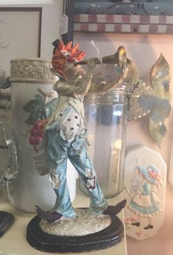 Clown Blowing Horn