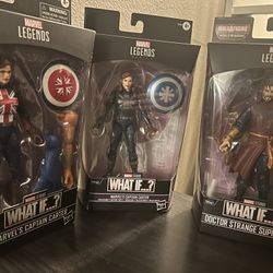 Marvel Legends What if Captain Carter, Strange Supreme, & Stealth Suit Captain Carter