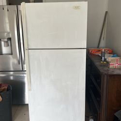 White Whirlpool Refrigerator 