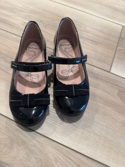 Black Shoes Girls 12.5