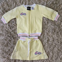 Brand New (Tags Removed For Washing) Infant Girls Size 12 Month OCC Jacket/Skirt Set