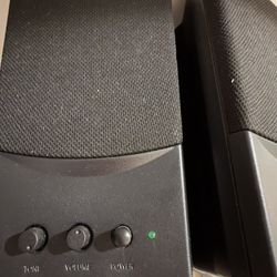 HP USB Black Multimedia Computer Speakers