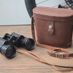 Nippon Kogaku Novar 7x 50 Binoculars, Early Production, Marked Made In Occupied Japan