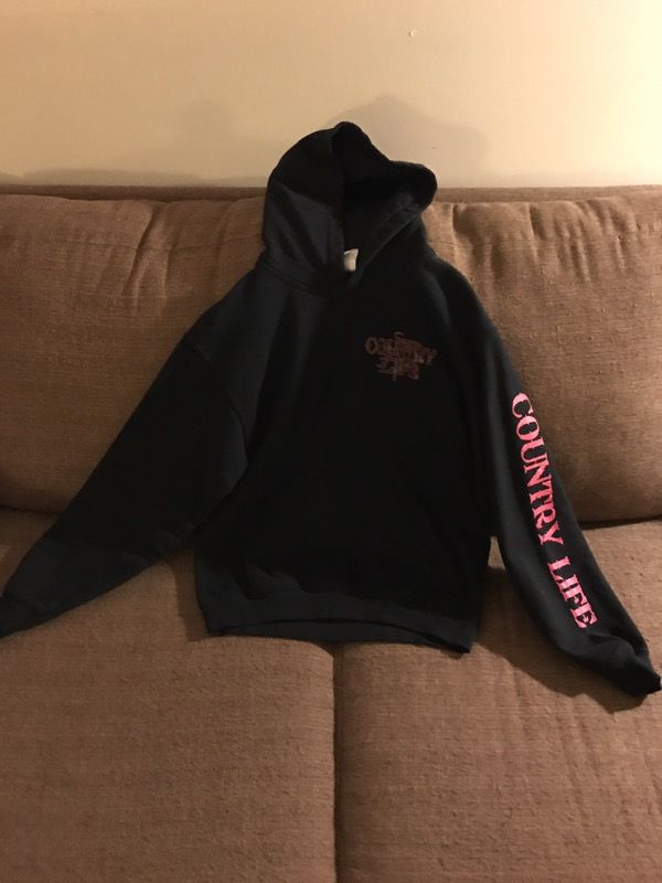 Country life size small hoodie