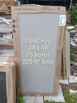 Matte Gray24 x 48 Porcelain Tile..225 ft² total