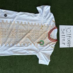 PUMA Morocco Jersey White Gold Official Licensed S
