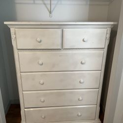 Tall White Dresser