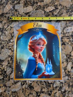 DTF T-shirt/Bag Transfer "Elsa"