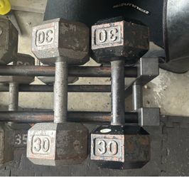 30 Pound Dumbbells