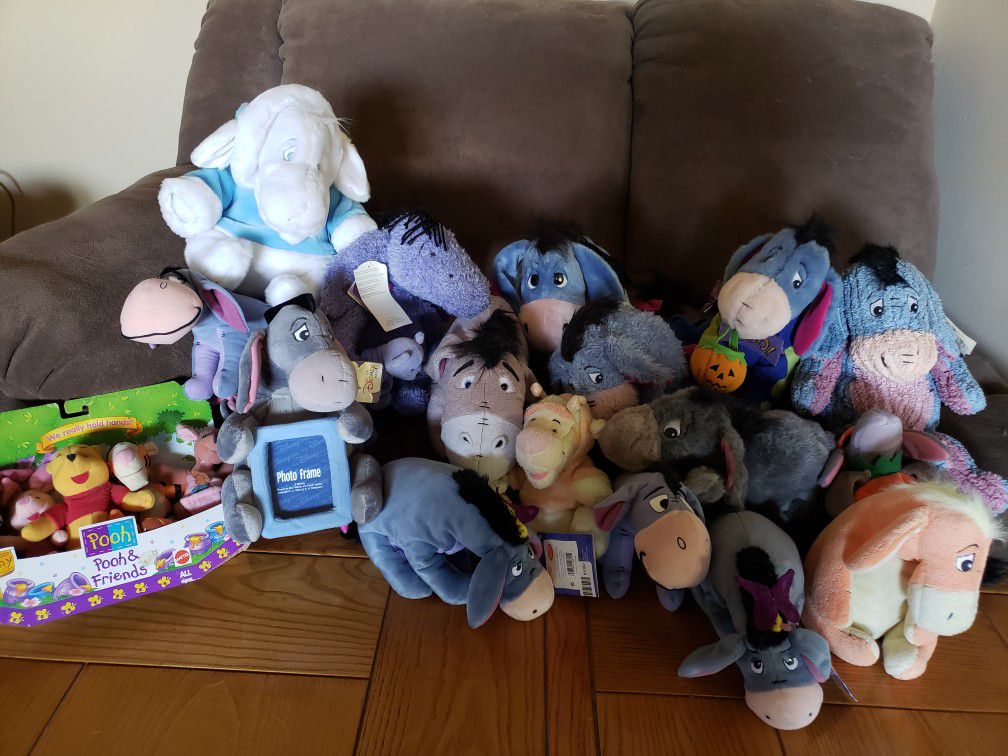 Disney Eeyore And Tigger Stuffed Toys