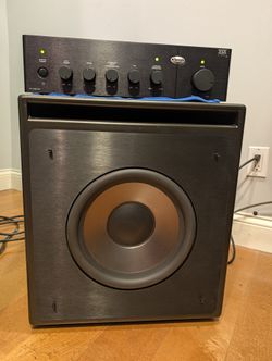 Klipsch THX Sub and Amp - KW-120-THX passive subwoofer w/ matching KA-1000-THX monoblock 500W amp