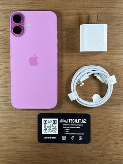 📱 iPhone 16 Plus | 128GB | Pink | Cricket Only | Hablo Español