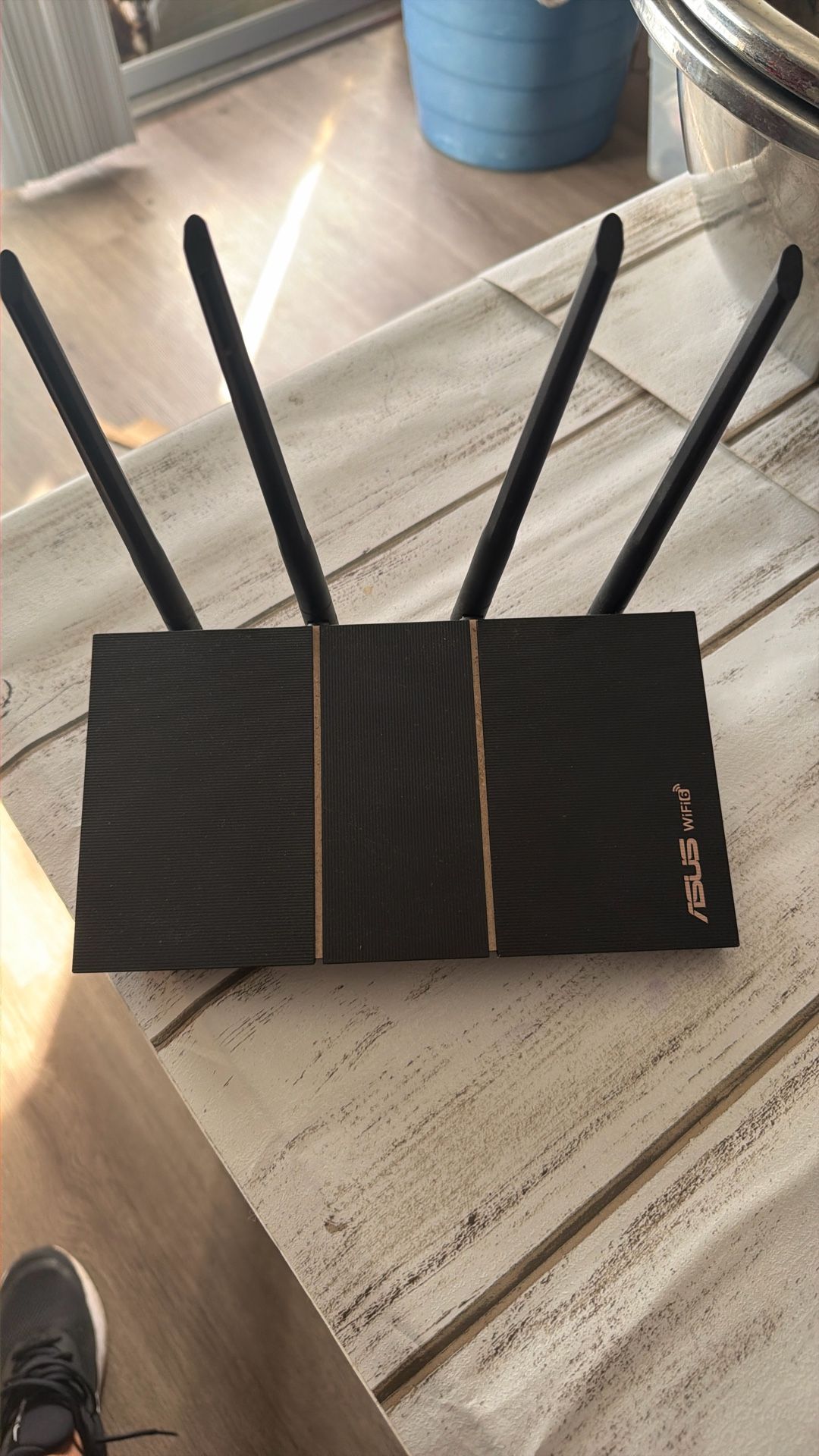 ASUS - AX1800 Dual Band Wi-Fi 6 Router - Black