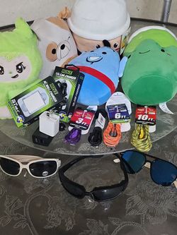 Chargers stuffies sunglasses