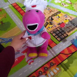 Barney Chef Plush Toy