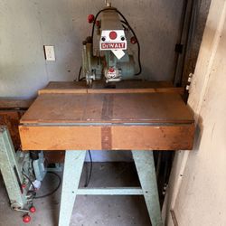 2 Older DeWalt Radial Arm Saws