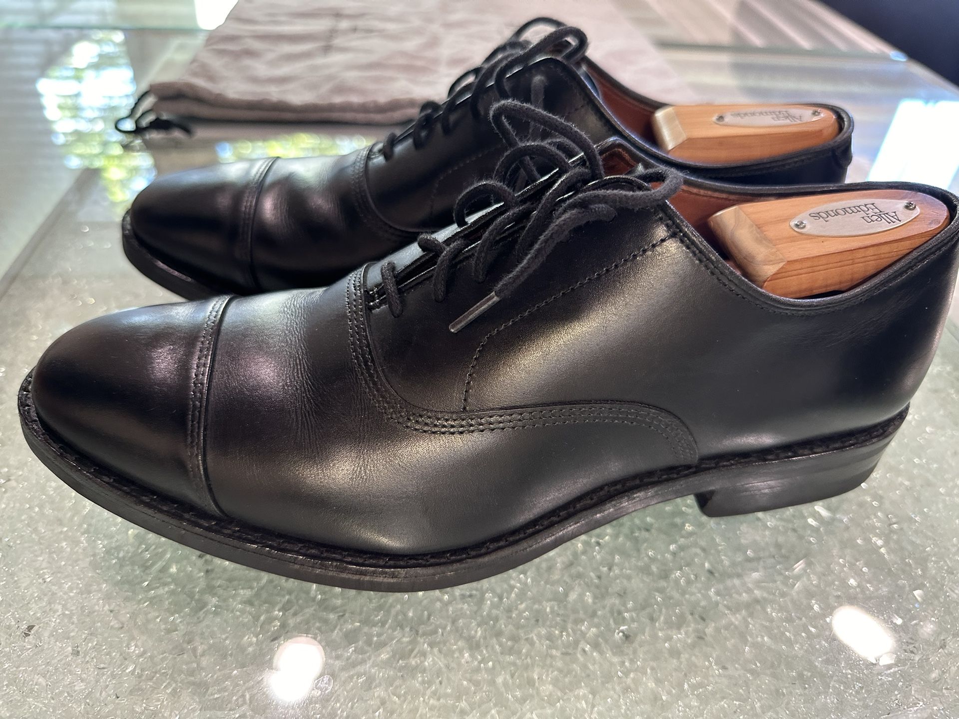 Allen Edmonds 9.5D Park Avenue Cap Toe Oxford With Dainite Sole