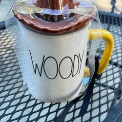 Wood Rae Dunn With Topper New 