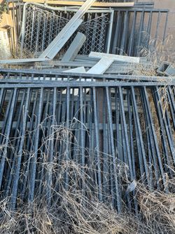 Metal fence 6 by8