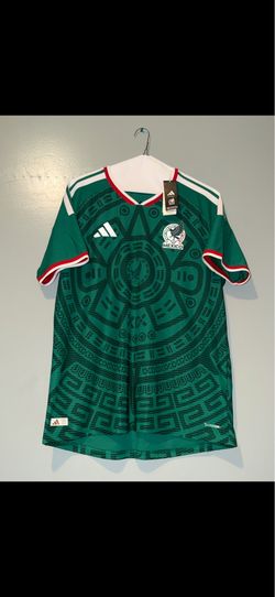 PLAYERA ADIDAS DE LA SELECCION MEXICANA AUTÉNTICA VERDE COPA MUDIAL 2026 MEN SIZE X-LARGE