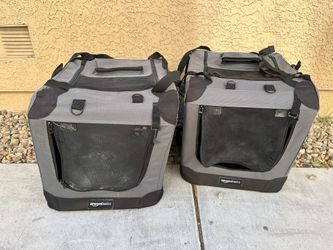 Amazon Basics Soft-Sided Pet Travel Crates (Set of 2) – Clean & Ready