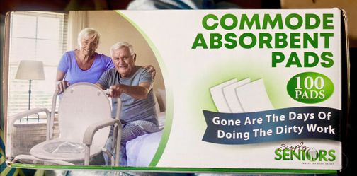 Simply Seniors Commode Absorbent Pads