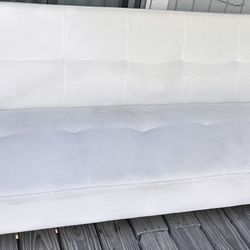 Modern White Sofa- Priced to sell