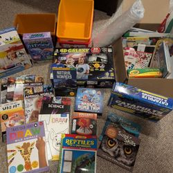 Homeschool Education Fun Activity and Supply Box 