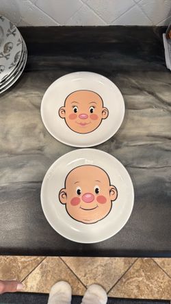 Original FRED set of 2 salad plates