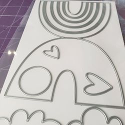 Rainbow Card  Dies