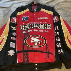49ers Champion Letterman Jacket 