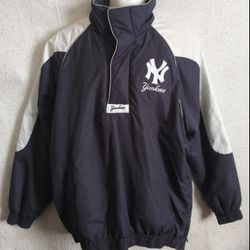 New York Yankees Pullover Jacket Adult Size Medium