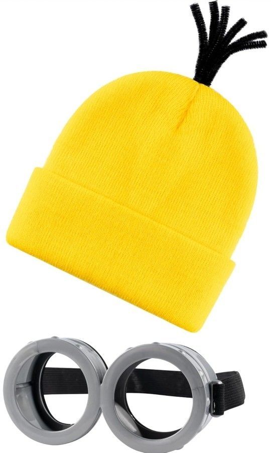 NEW! Minion Costume Halloween (Hat & Goggles) $5 Each Set