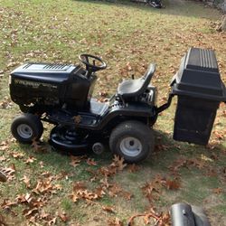 Murry Ride On Mower 16.5ho Engine With Bagger 